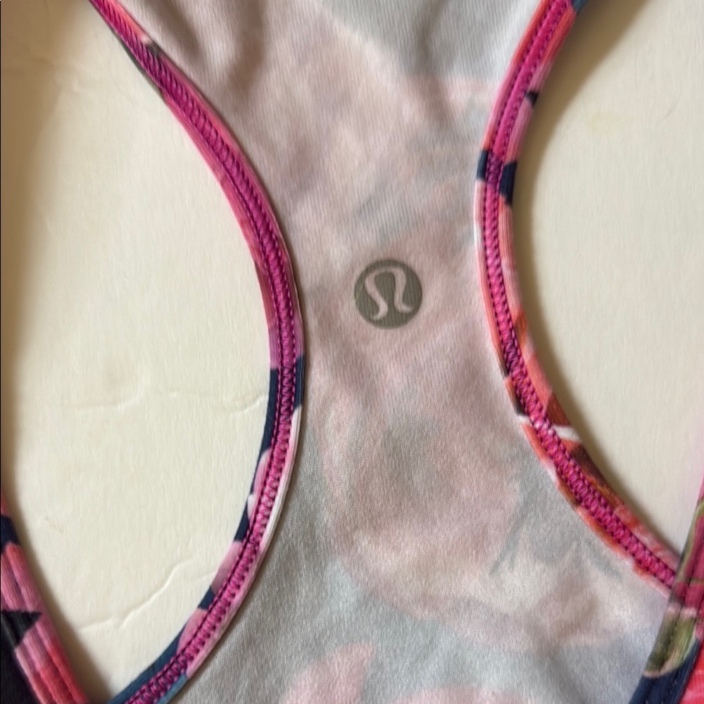 Lululemon Floral Racerback Tank Top - Picture 2 of 3